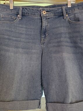 Style & Co. Women's Denim Bermuda Shorts - Blue